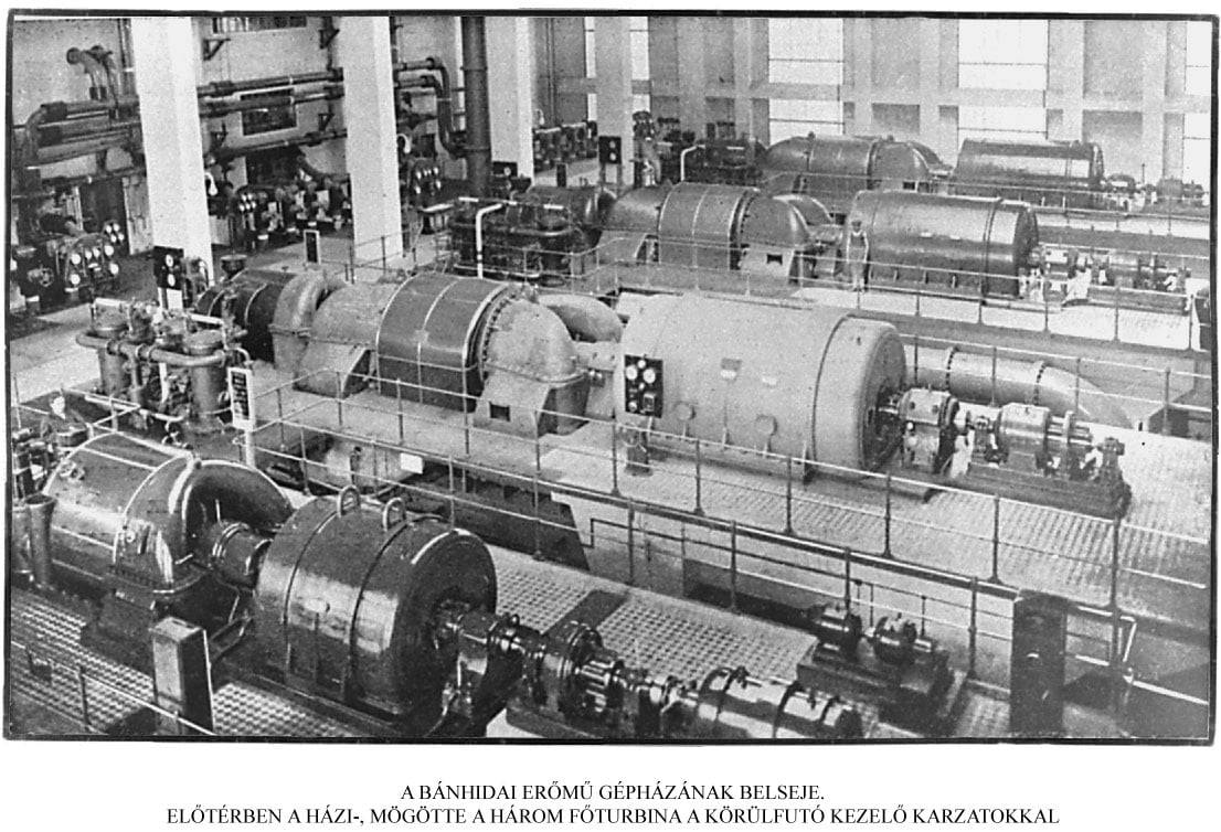 Bánhidai Erőmű turbina gépháza
