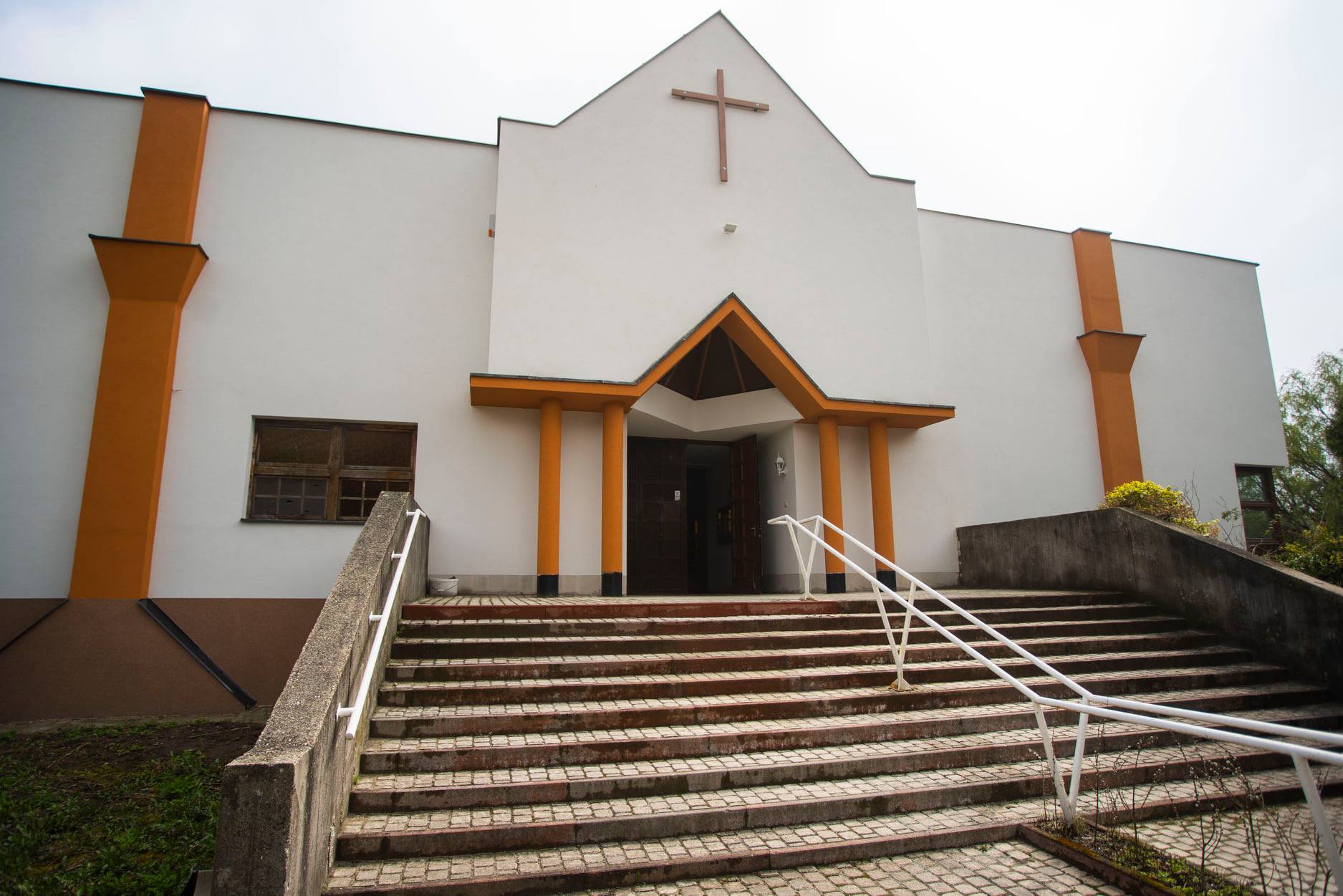 A felújított Szent Erzsébet templom . 2020.