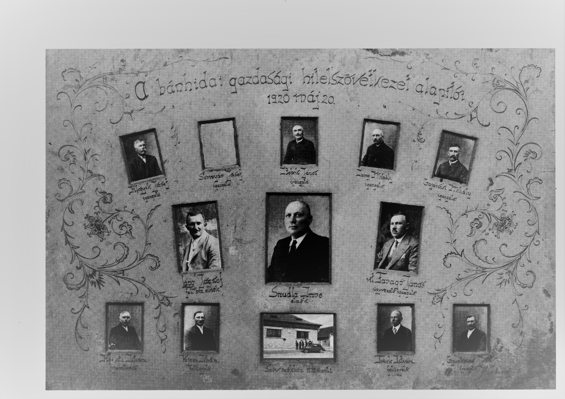 Bánhidai Gazdasági  Hitelszövetkezet alapítói