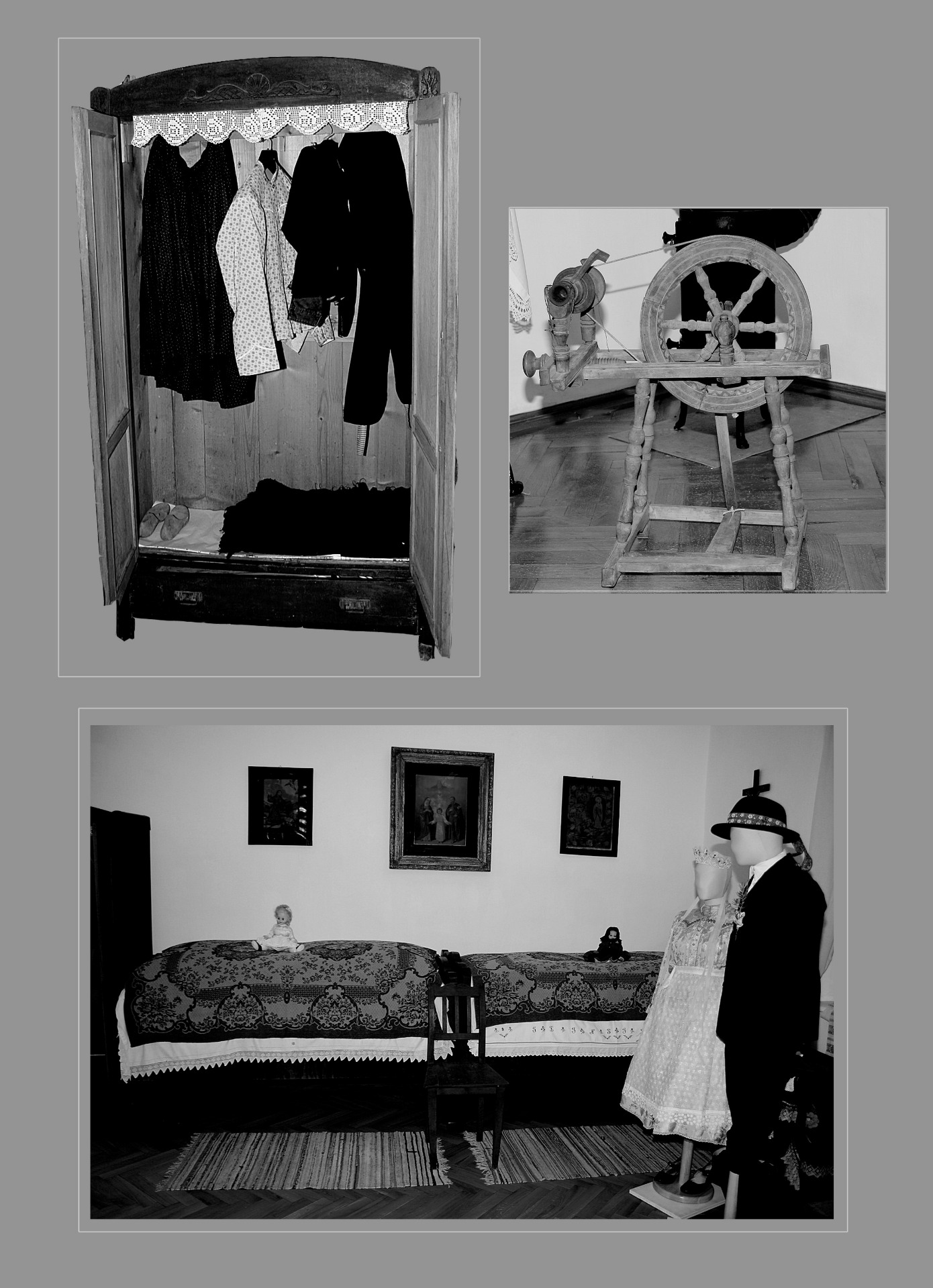 Szlovák tájház bánhidai szoba