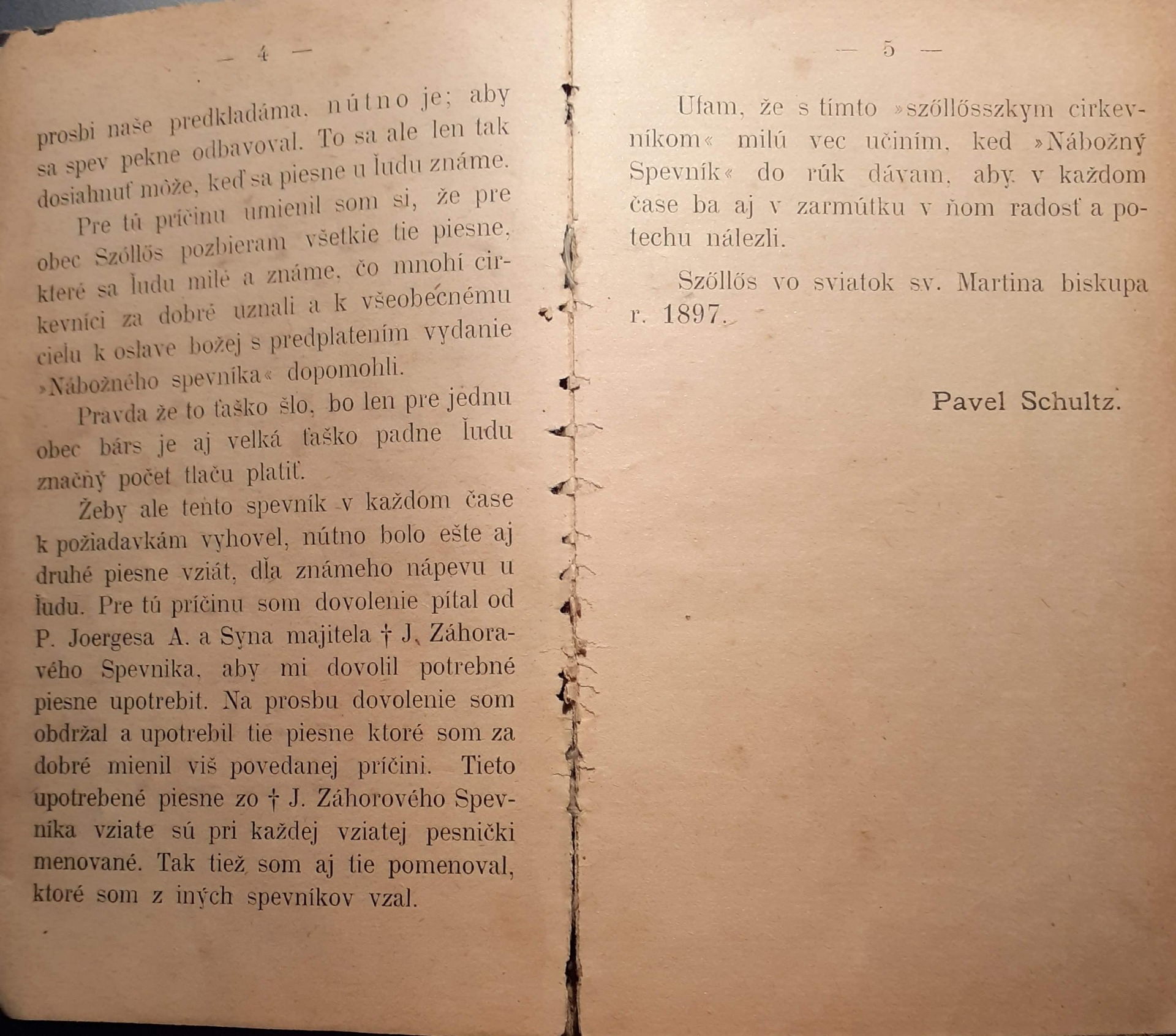 Vértesszőlősi szlovák énekeskönyv