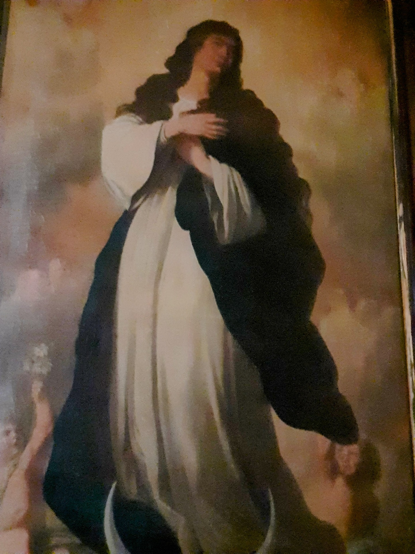 Szent Anna képe a baloldali mellékoltáron